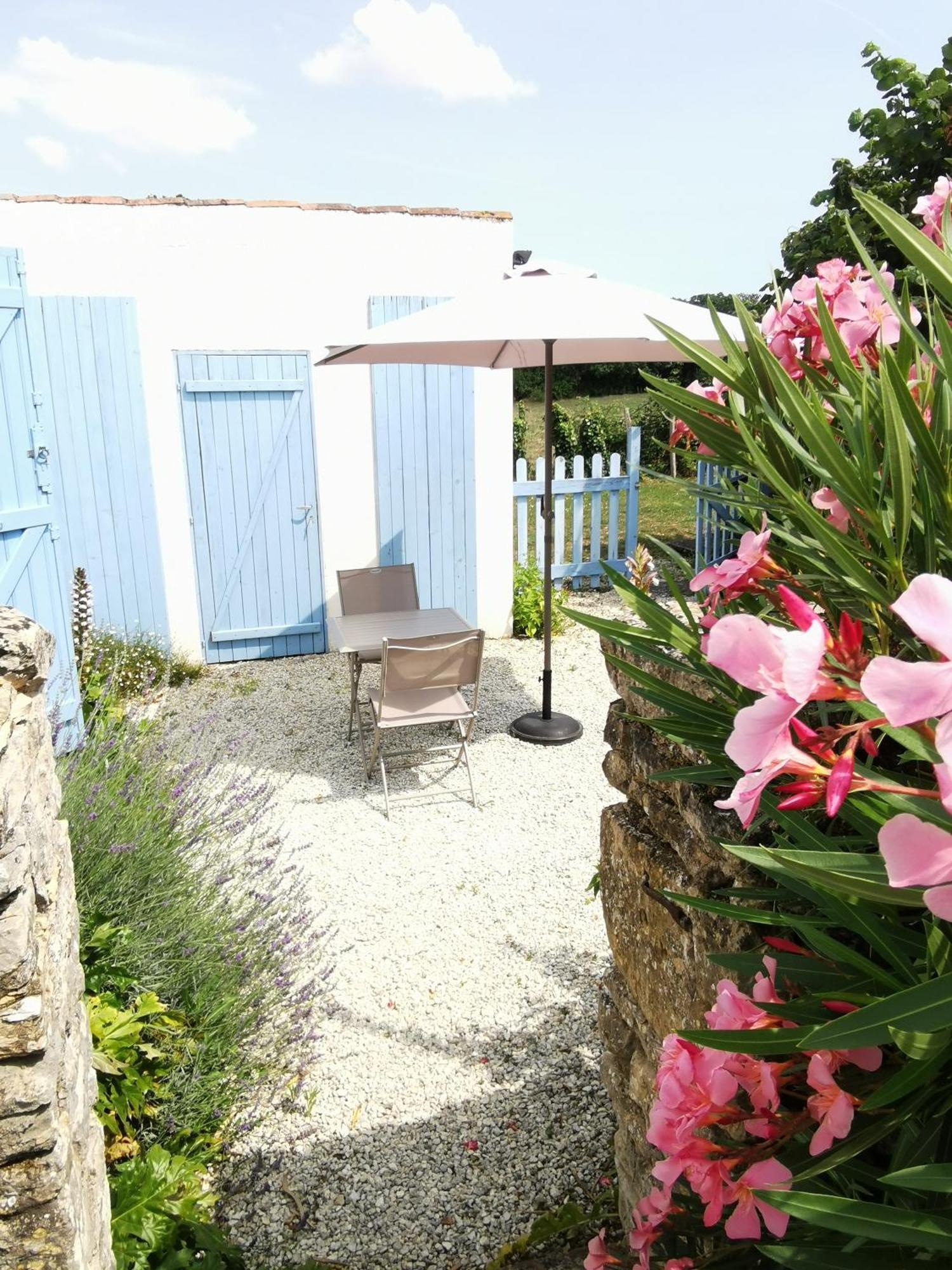 L'Enclos Bleu, Gite - Marais Poitevin Avec Piscine Chauffee Chaille-Les-Marais Exteriér fotografie